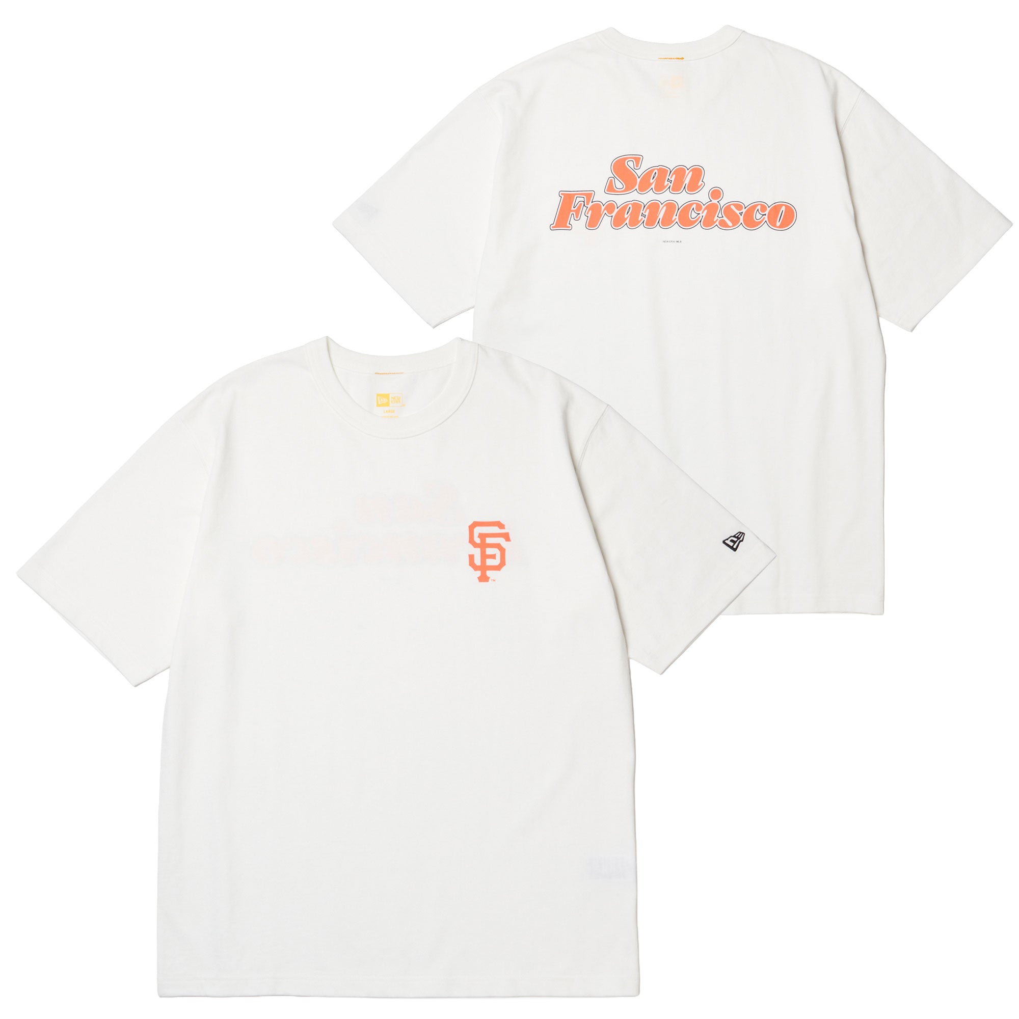 半袖 ウォッシュドコットン Tシャツ powered by GORO (min-nano) サンフランシスコ・ジャイアンツ オフホワイト