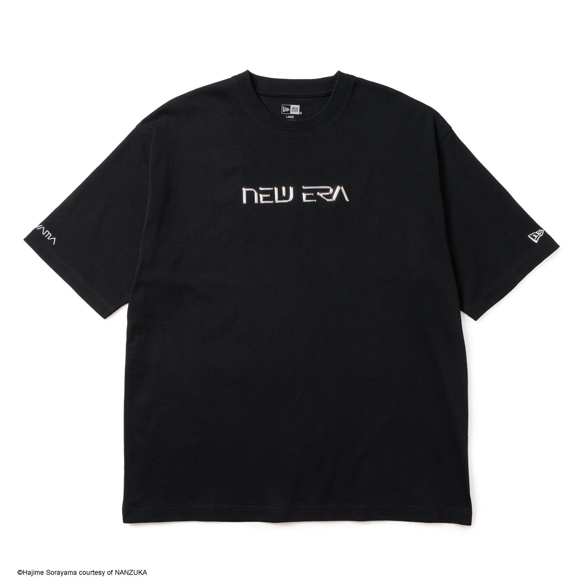 半袖 オーバーサイズド コットン Tシャツ HAJIME SORAYAMA TPUロゴ ブラック