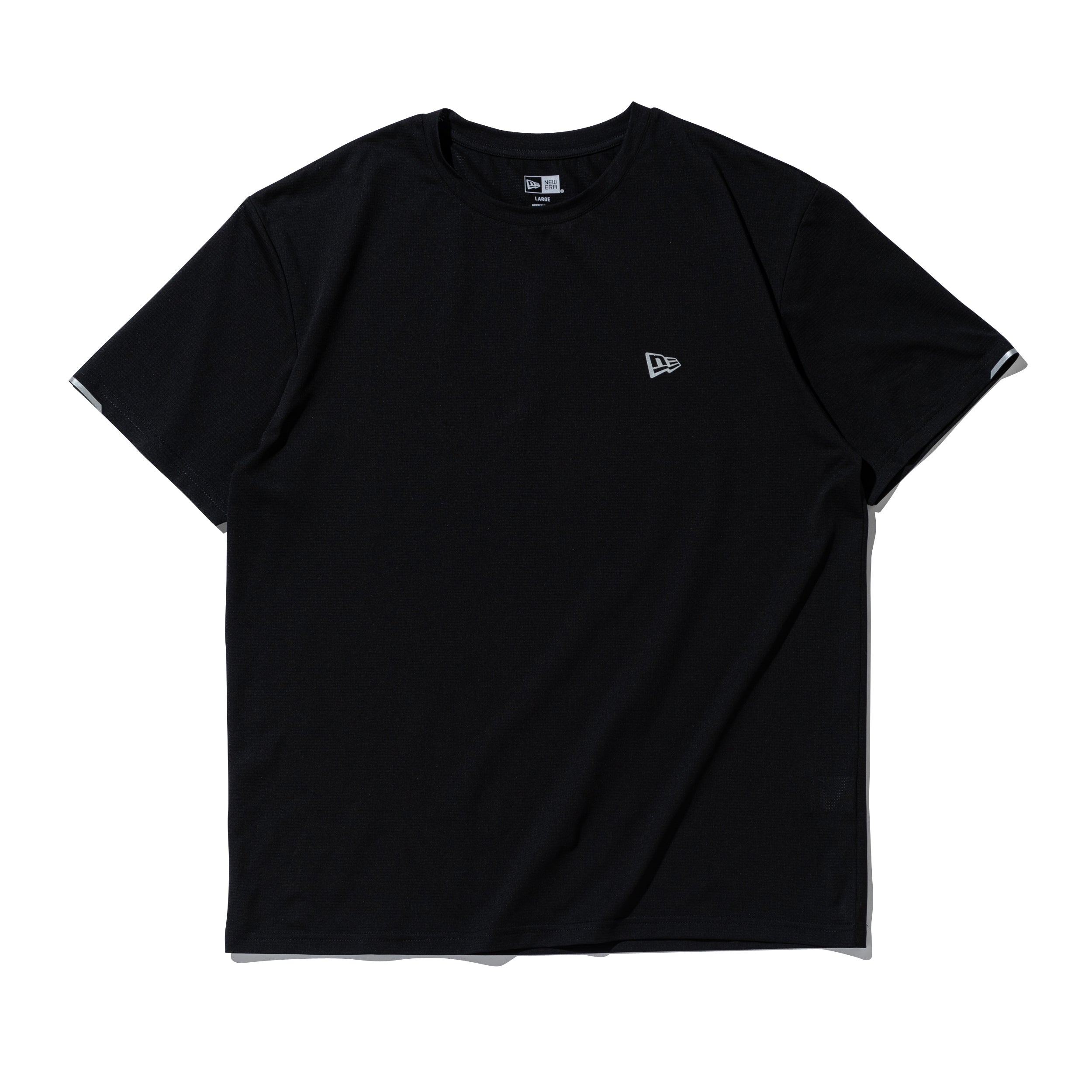 半袖 テックTシャツ ベーシック ブラック | パフォーマンスアパレル ランニング