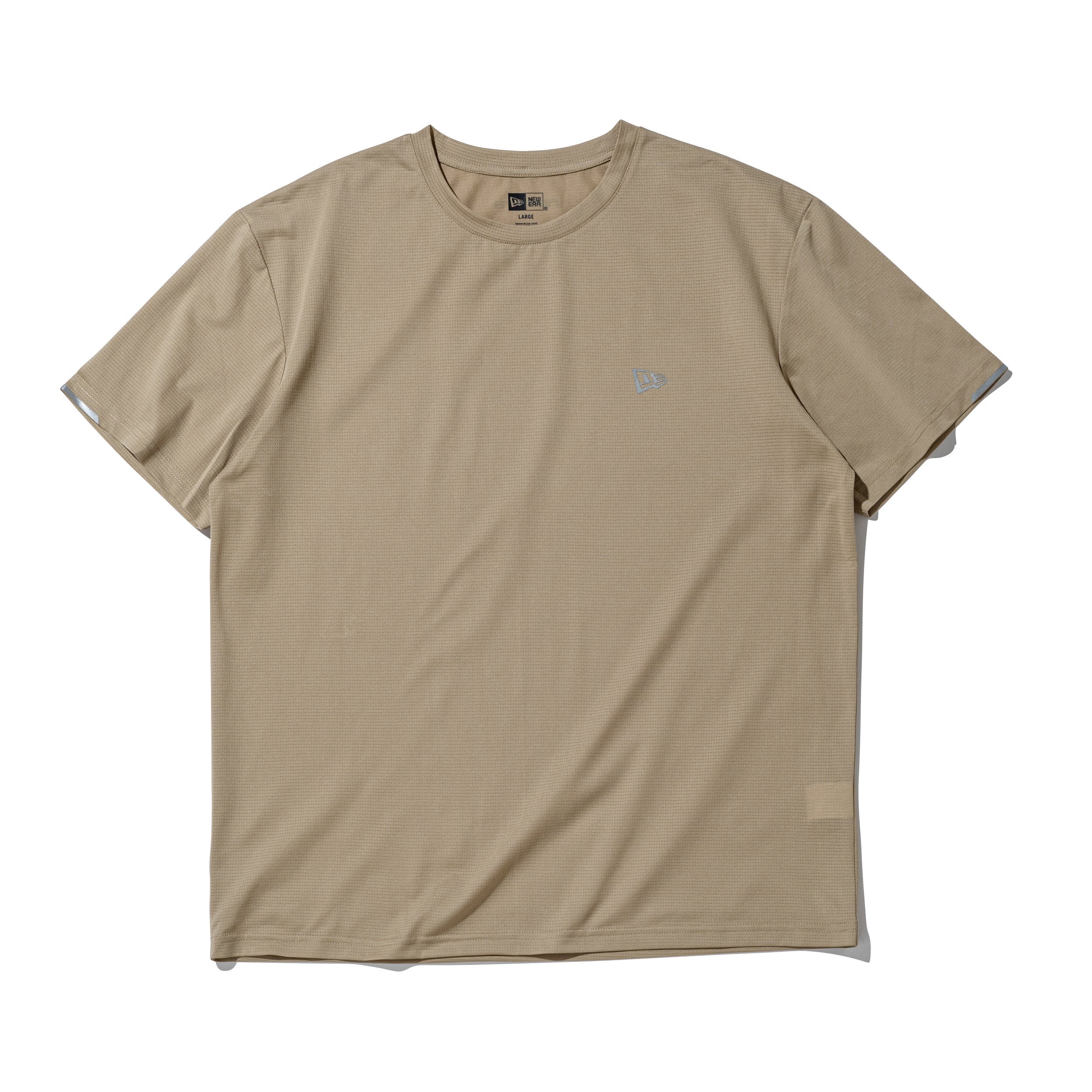 半袖 テックTシャツ ベーシック ベージュ | パフォーマンスアパレル ランニング