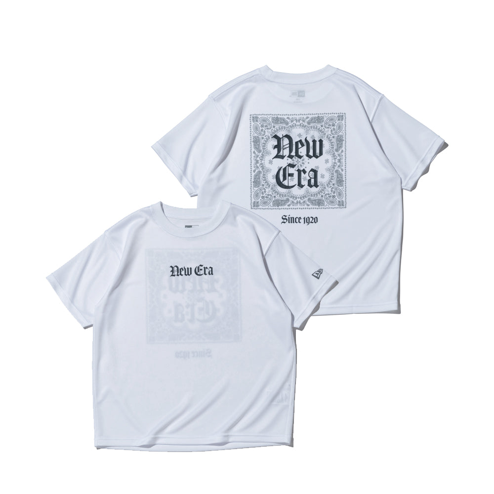 キッズ Youth 半袖 テック Tシャツ Old English ホワイト | パフォーマンスアパレル