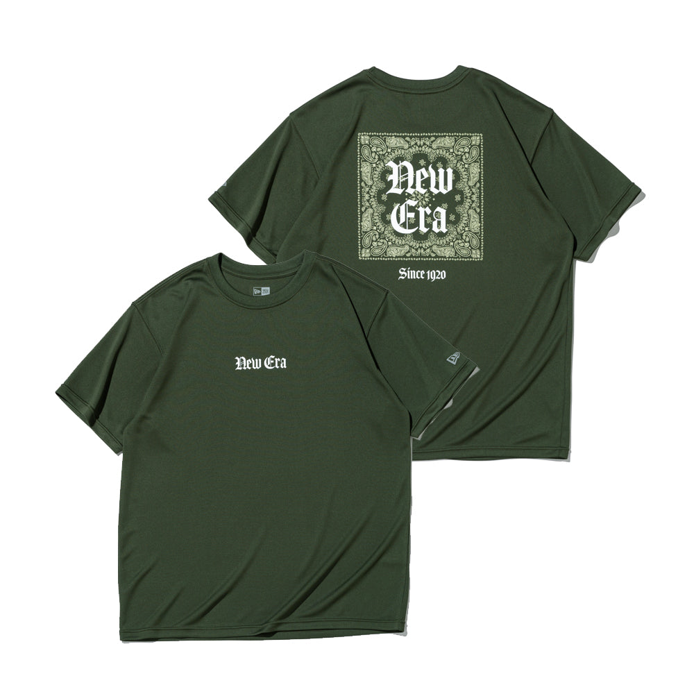 半袖 テック Tシャツ Old English オリーブ レギュラーフィット | パフォーマンスアパレル
