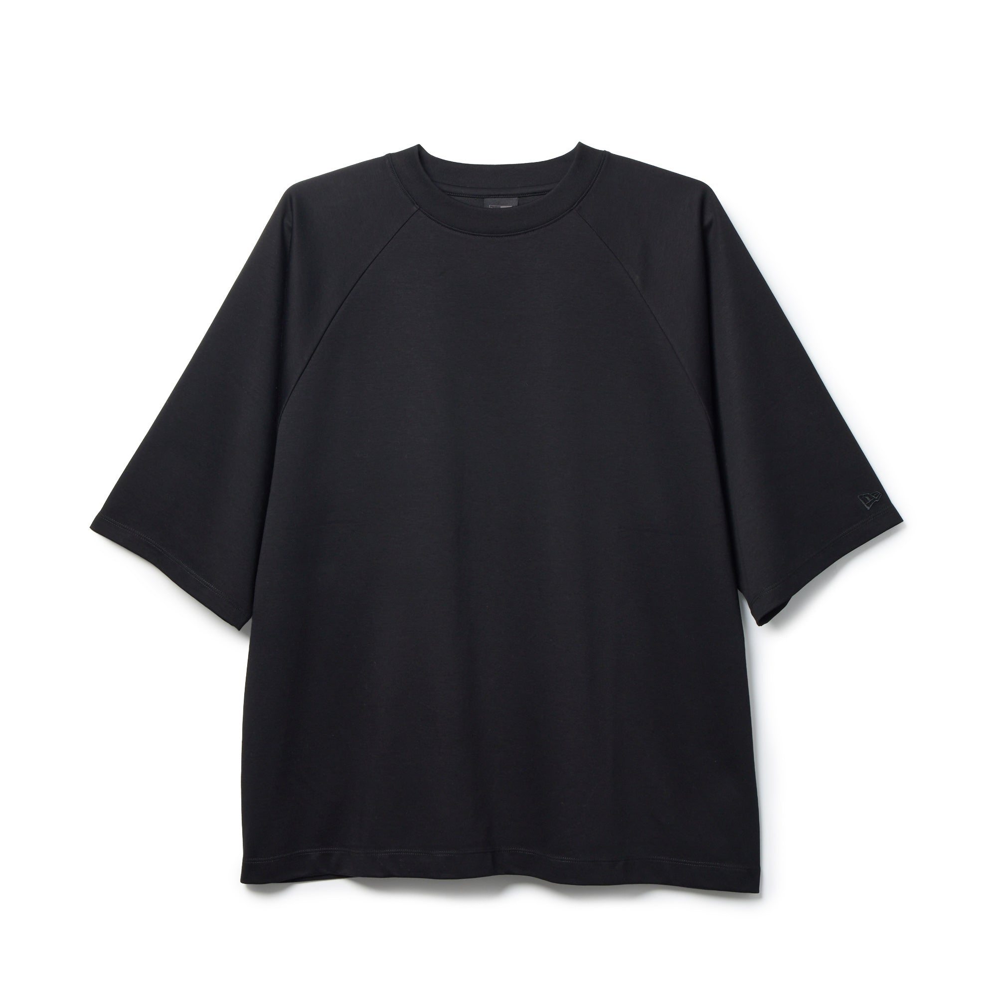 半袖 ダブル ジャカード ラグラン Tシャツ BLACK LABEL SS26 ブラック