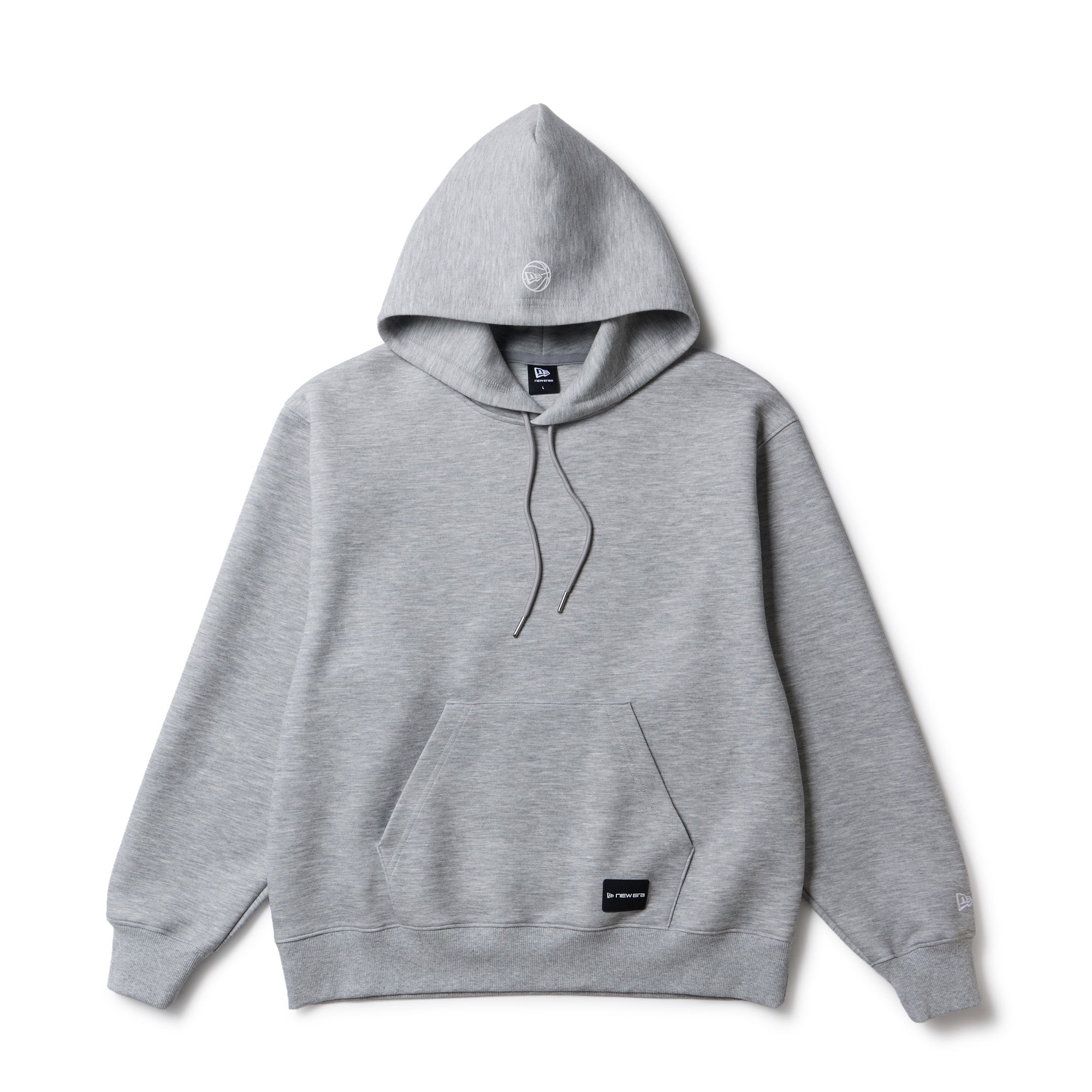 バスケットボール オーバーサイズド テック スウェット プルオーバー フーディ Brand Name Logo グレー｜パフォーマンスアパレル