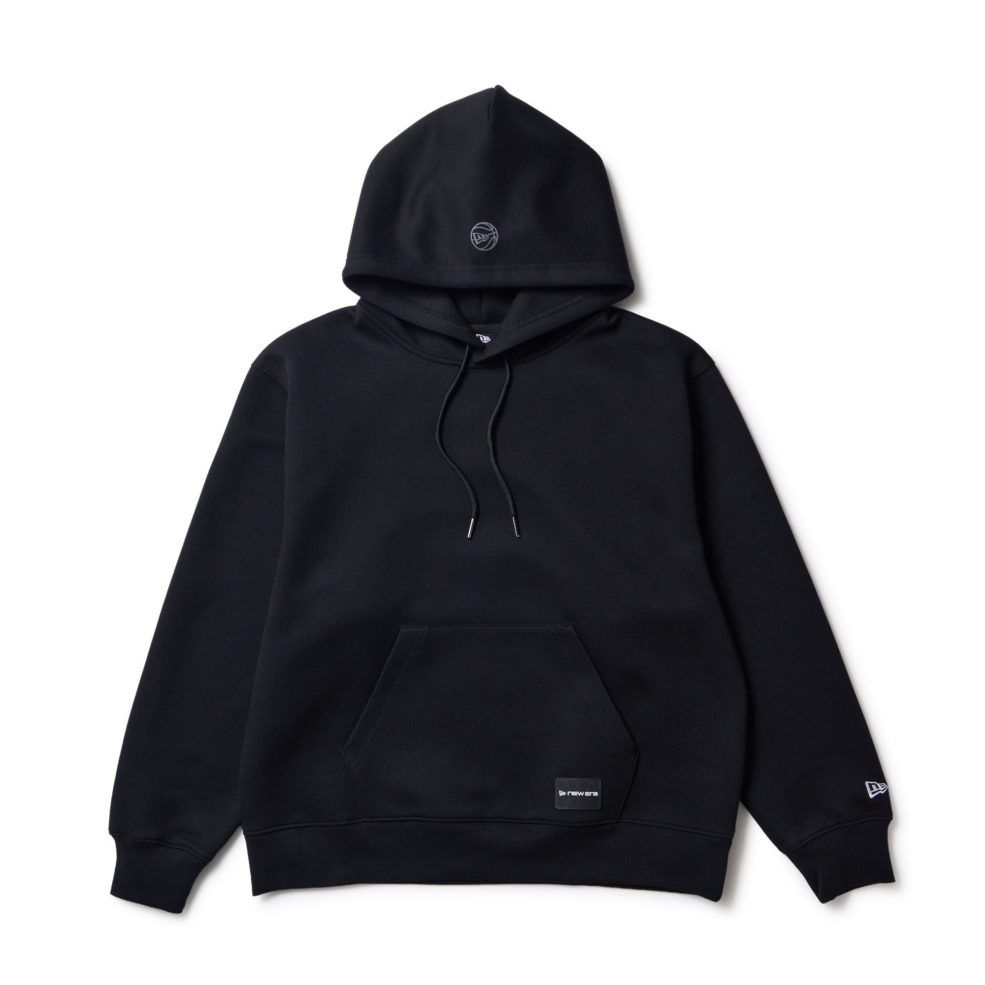 バスケットボール オーバーサイズド テック スウェット プルオーバー フーディ Brand Name Logo ブラック｜パフォーマンスアパレル