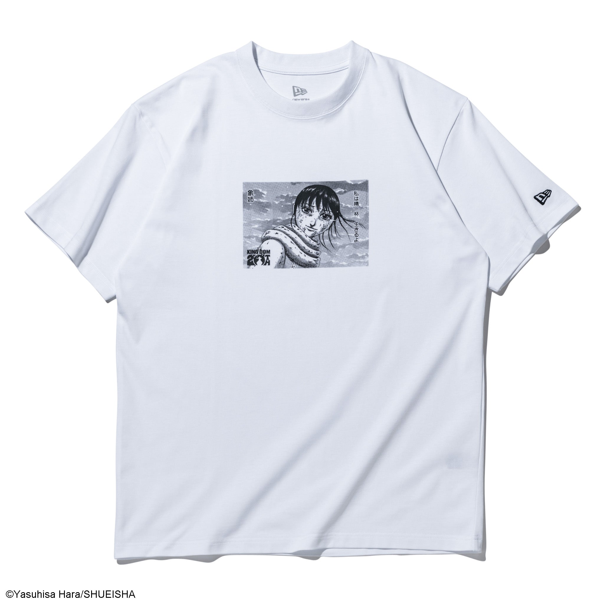 半袖 コットン Tシャツ KINGDOM 20TH キングダム 羌瘣 ホワイト レギュラーフィット