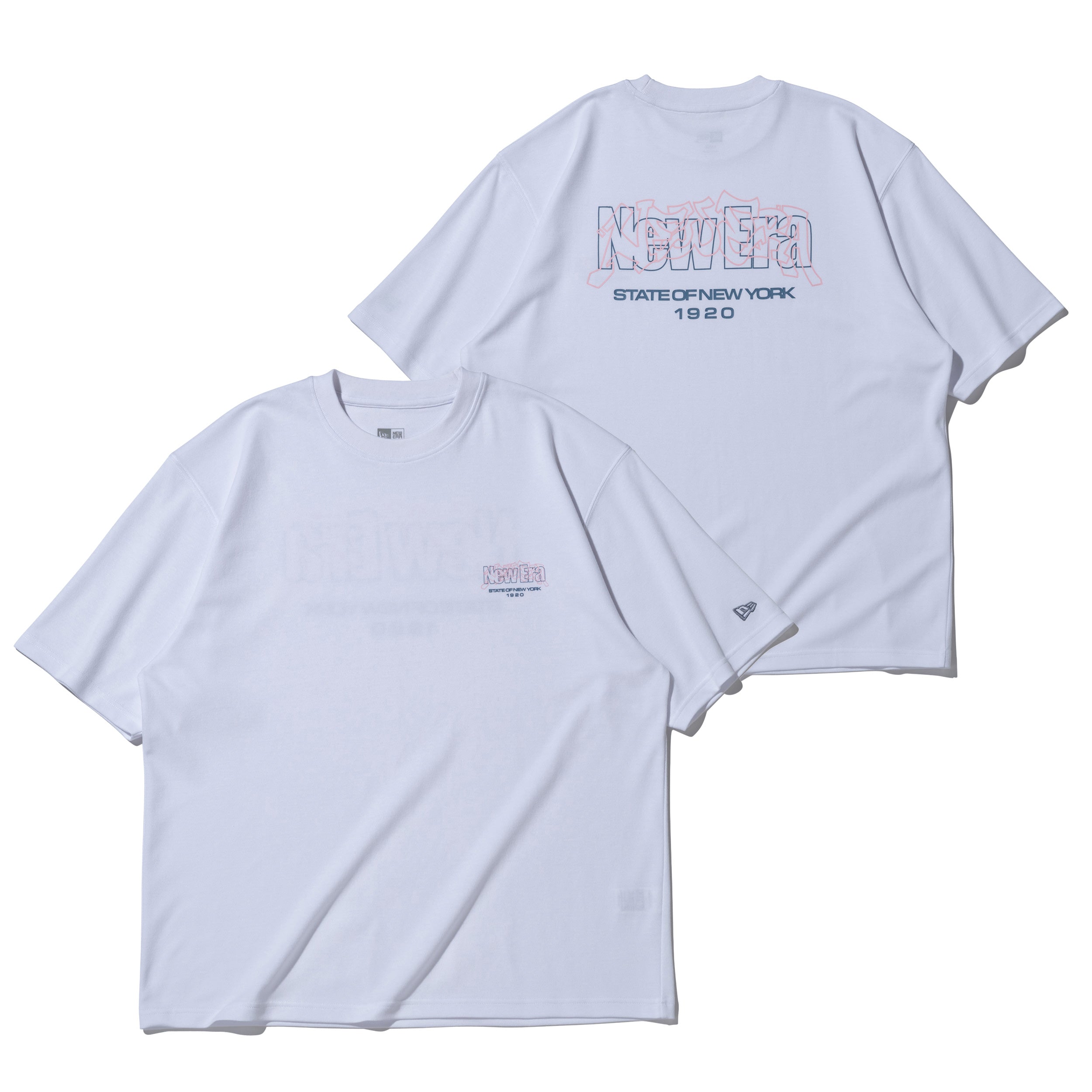半袖 オーバーサイズド パフォーマンスTシャツ Slowup Logo ホワイト/ピンク