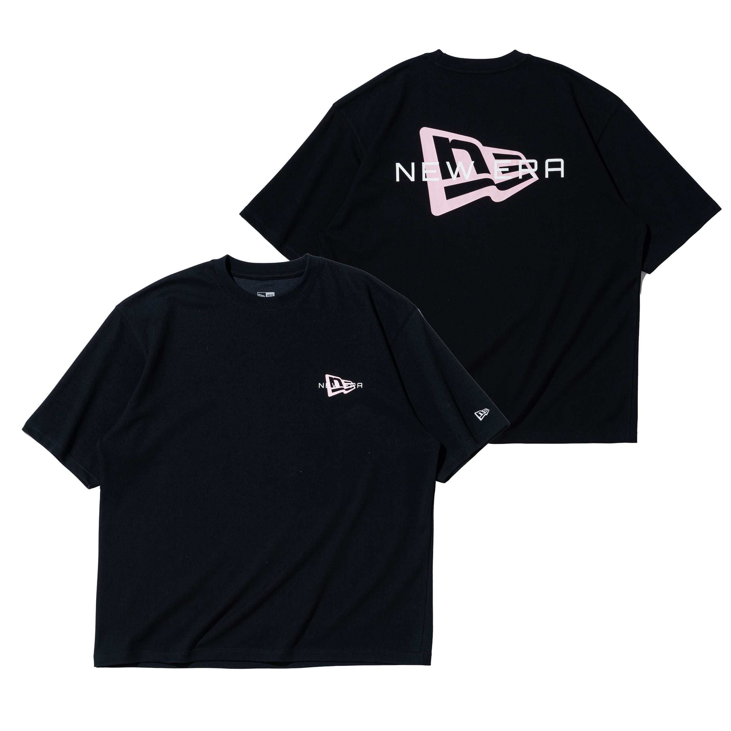 半袖 オーバーサイズド パフォーマンスTシャツ Slowup Logo  ブラック/ピンク
