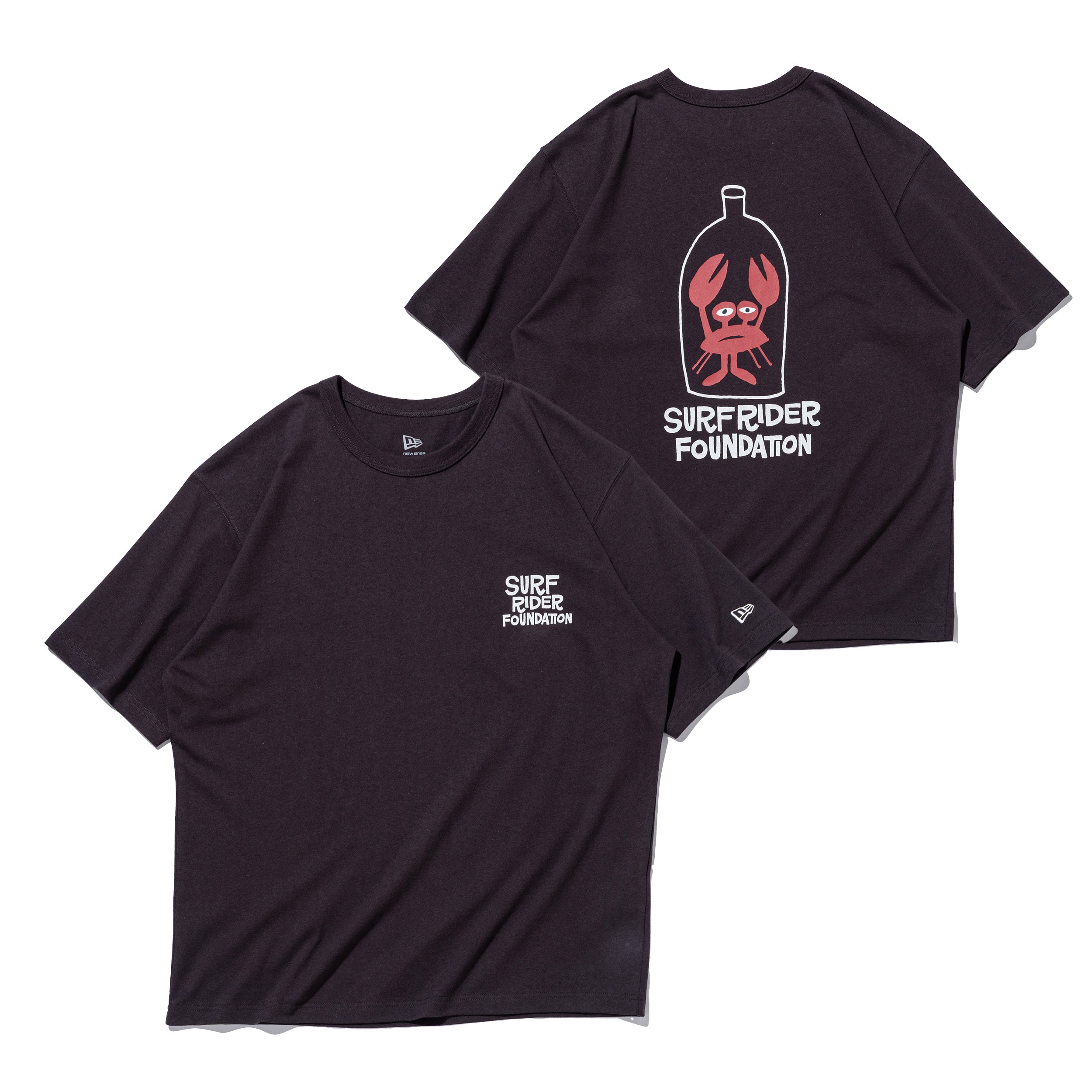 半袖 ウォッシュドコットン Tシャツ Surfrider Foundation YUSUKE HANAI クラブ スミクロ