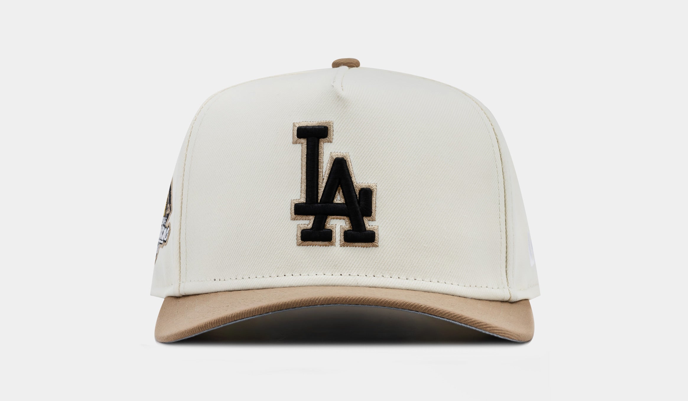 Shoe Palace Exclusive Los Angeles Dodgers Curve 950AF Snapback Mens Hat (Chrome/Khaki)