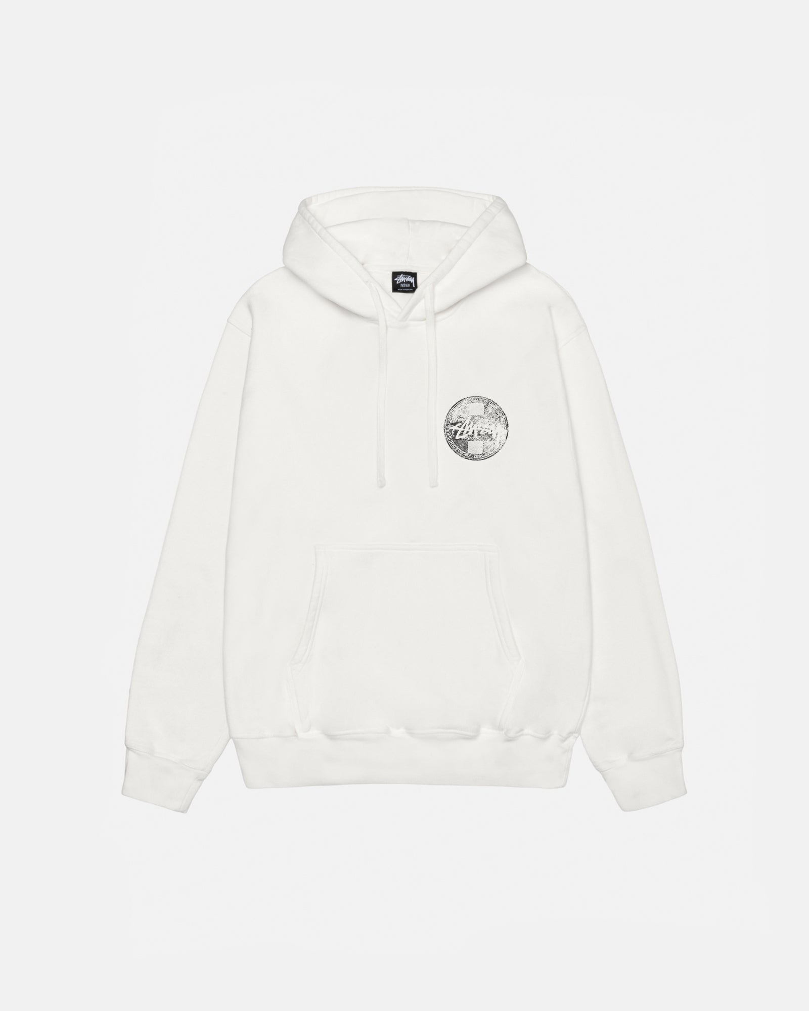 DOT STAMP HOODIE PIGMENT DYED