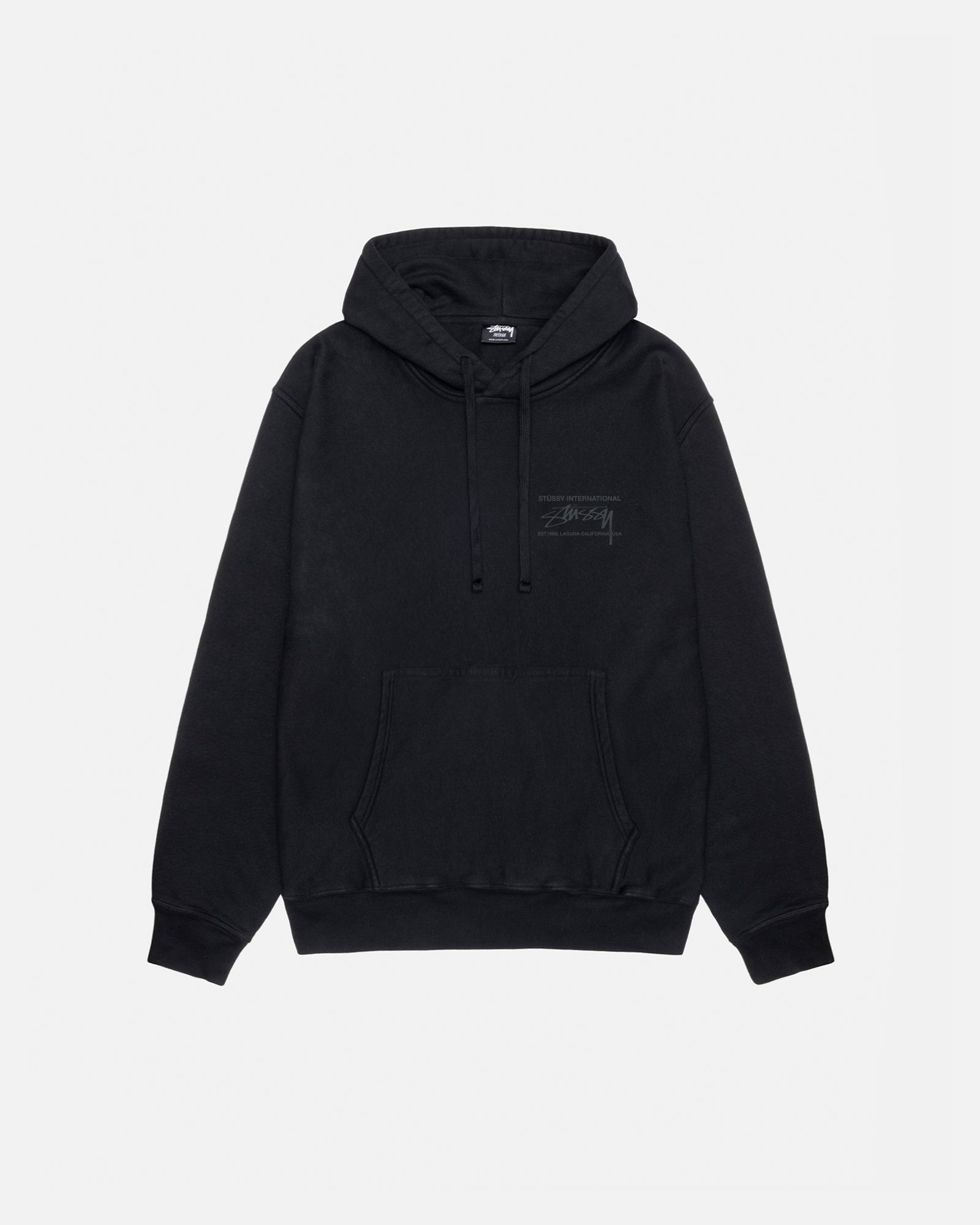 SMOOTH INTERNATIONAL HOODIE PIGMENT DYED