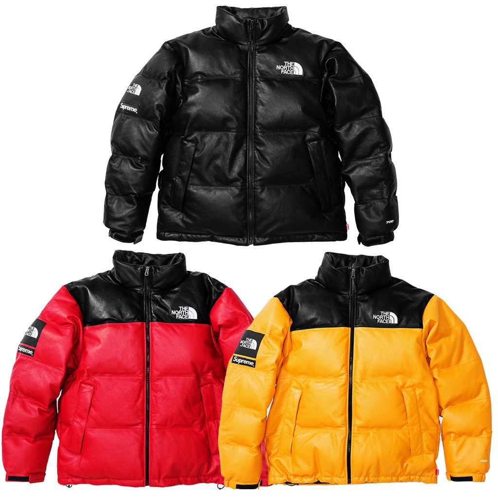 Supreme x THE NORTH FACE FW17 leather jacket（SUP-FW17-617）