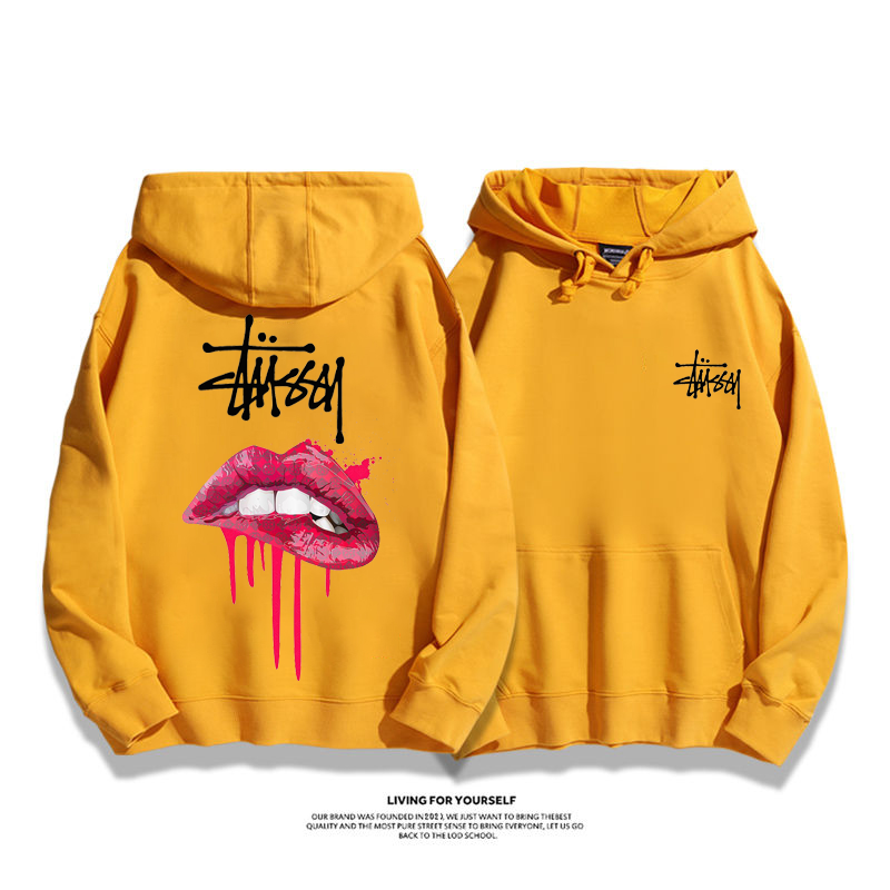 STUSSY Bloody Red Lips Hoodie