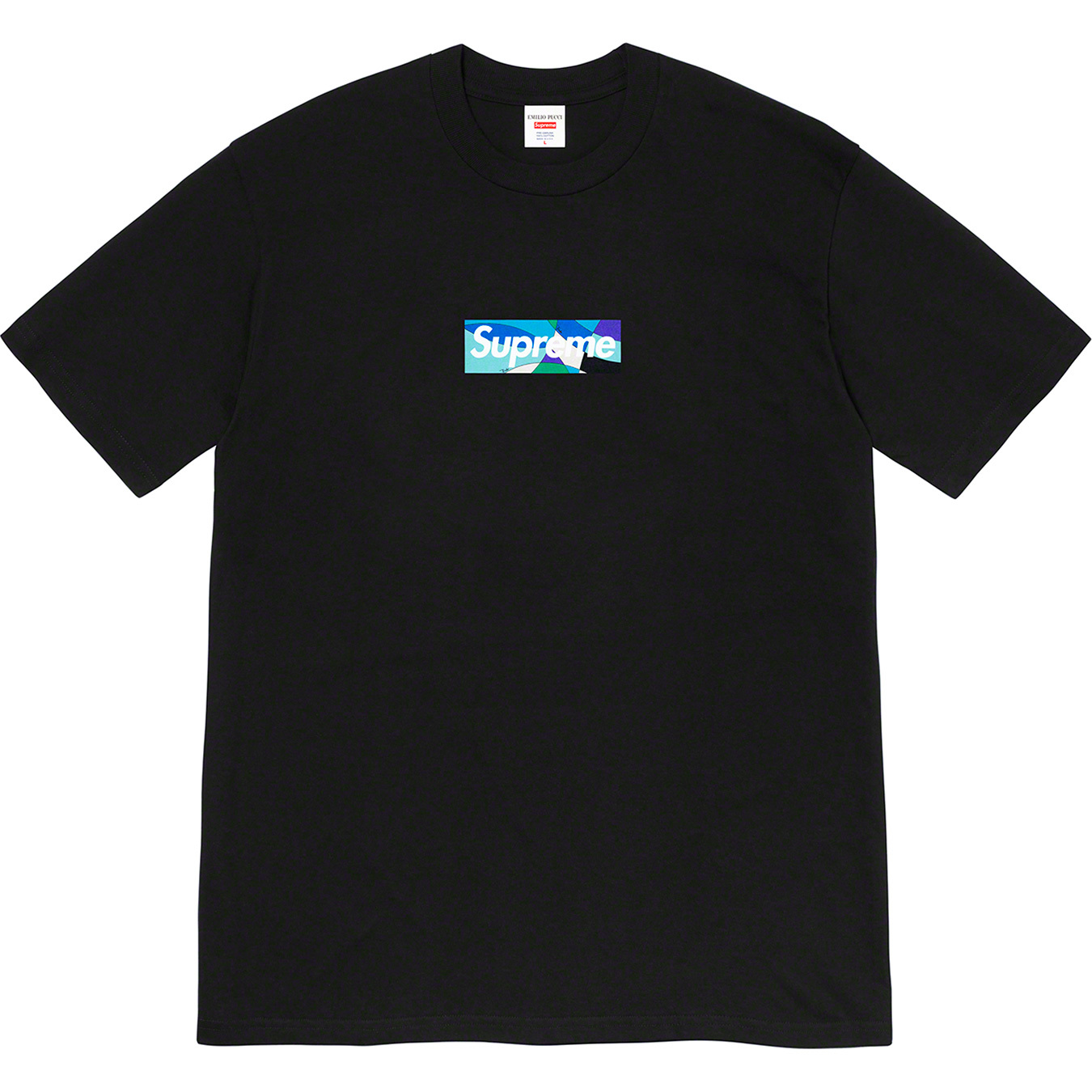 Supreme®/Emilio Pucci® Blue Box Logo Tee