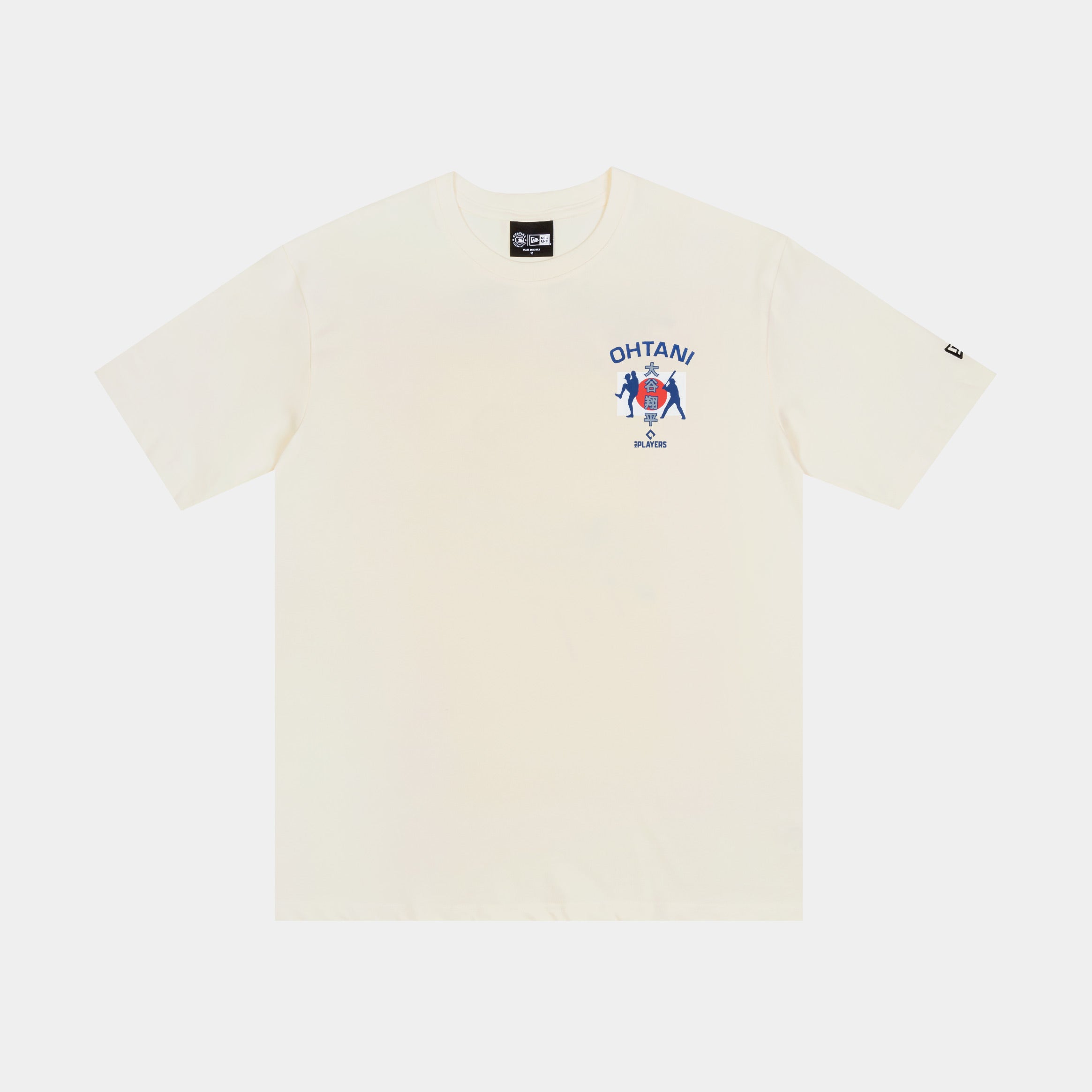 Los Angeles Dodgers Kanji Oversized Mens Short Sleeve Shirt (Blue/Red/Beige)