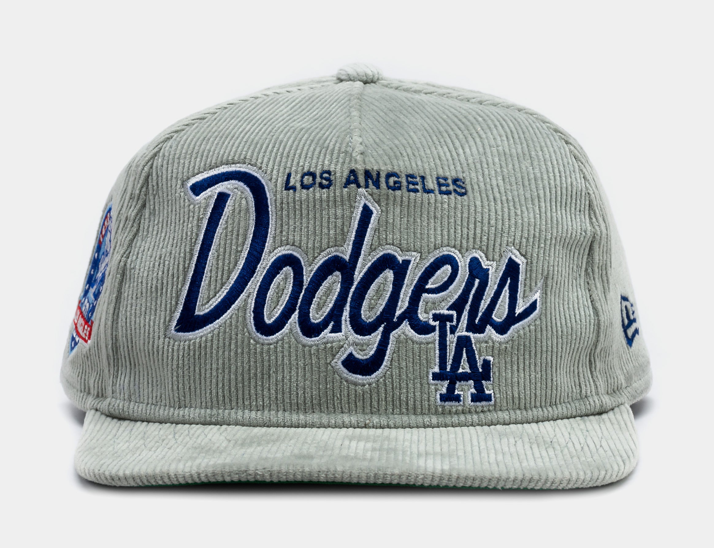 Los Angeles Dodgers Corduroy Golfer Mens Hat (Grey)