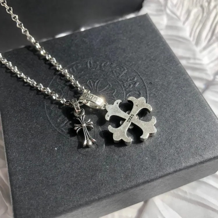 Chrome Hearts クロムハーツ クロスネックレス 55cm