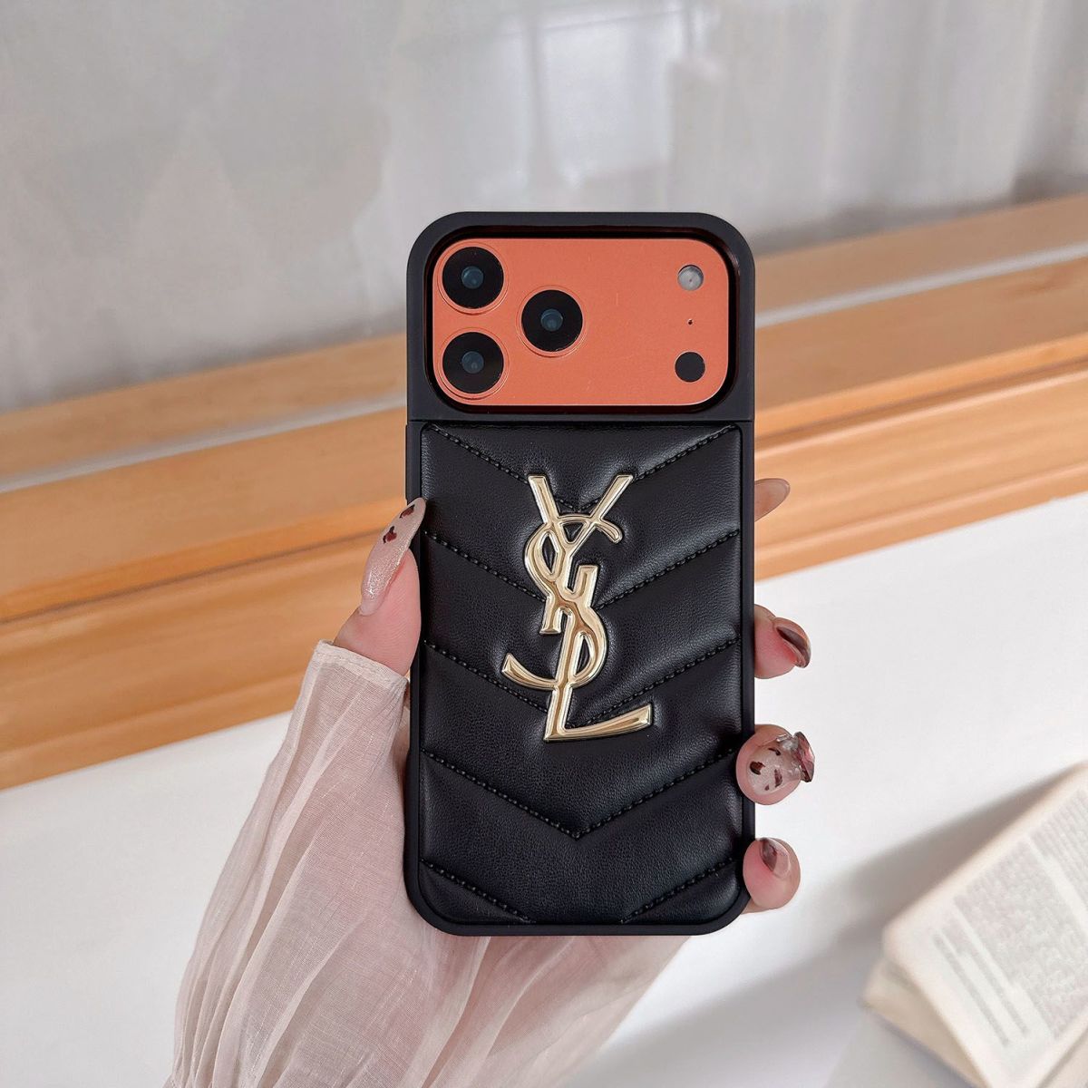高級レザー製Appleスマホケース、ソフトラバー製耐衝撃スマホケース
