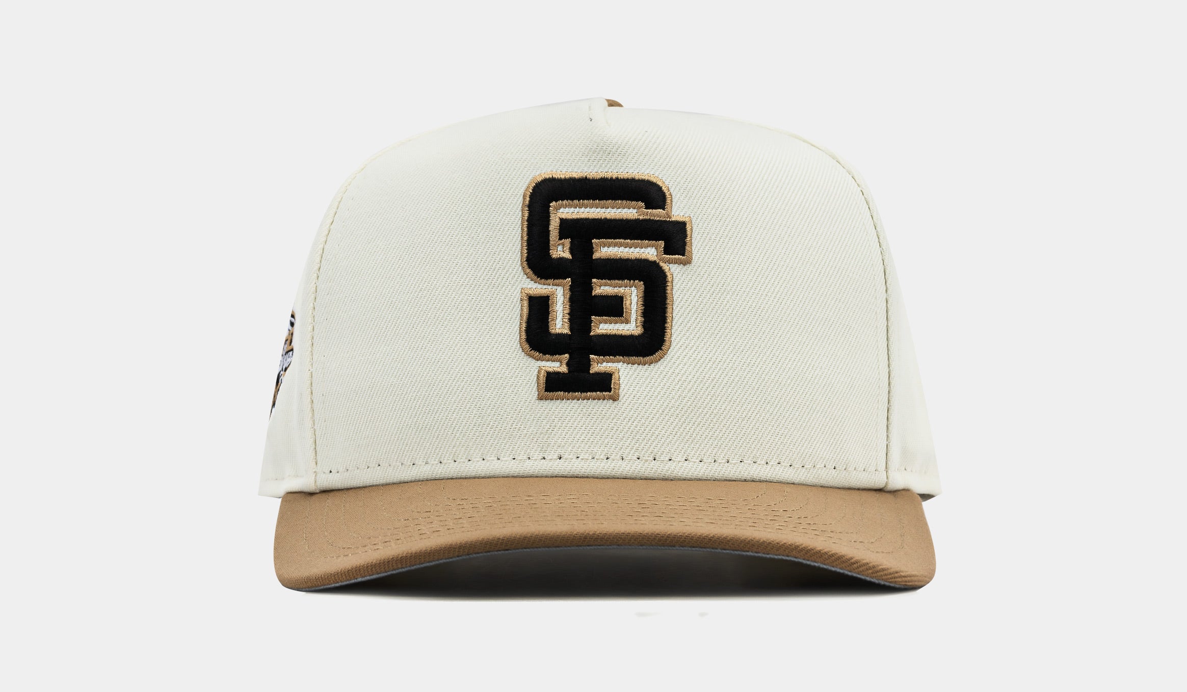 Shoe Palace Exclusive San Francisco Giants Curve 950AF Snapback Mens Hat (Chrome/Khaki)