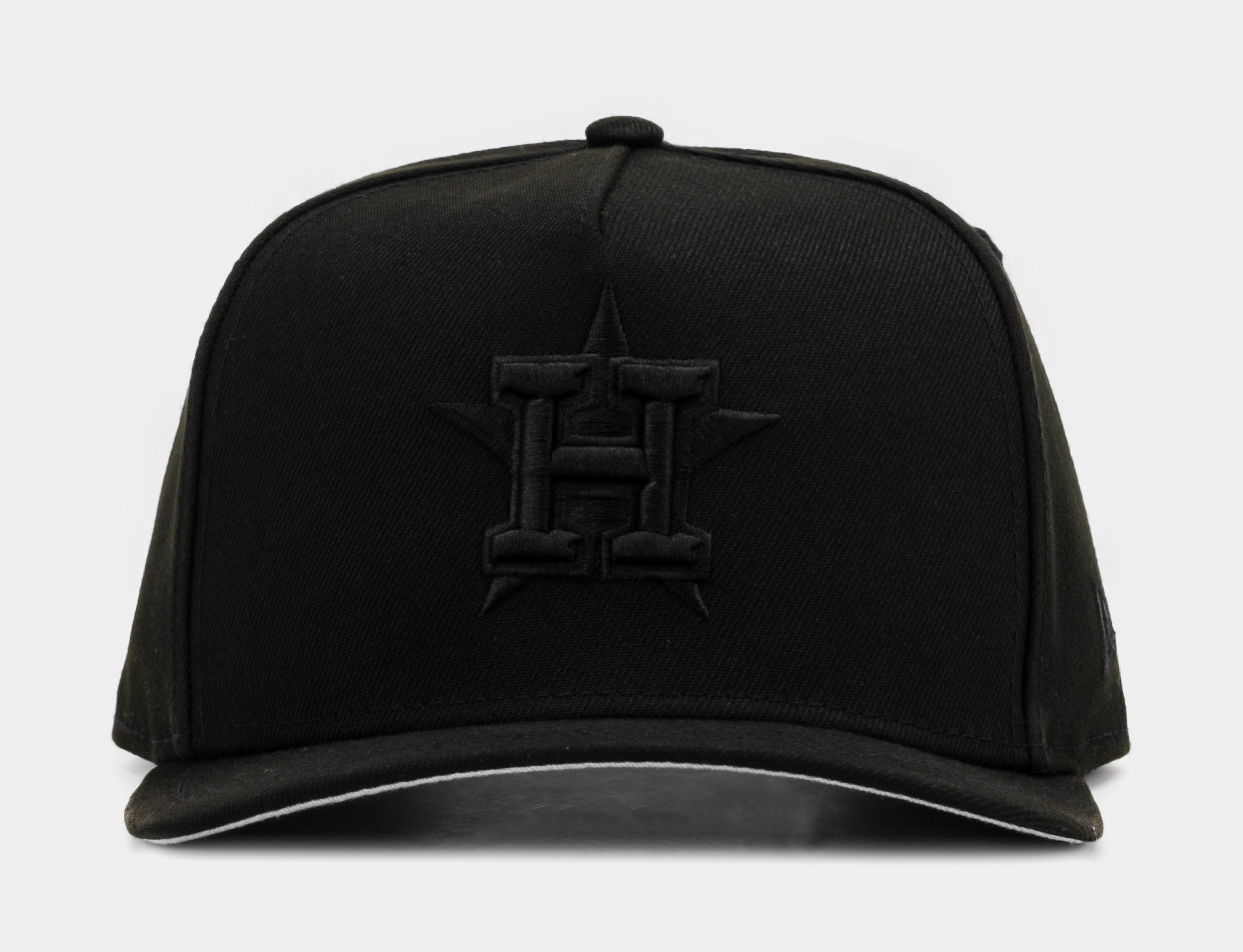 Houston Astros 950AF Snapback Mens Hat (Black/Black)