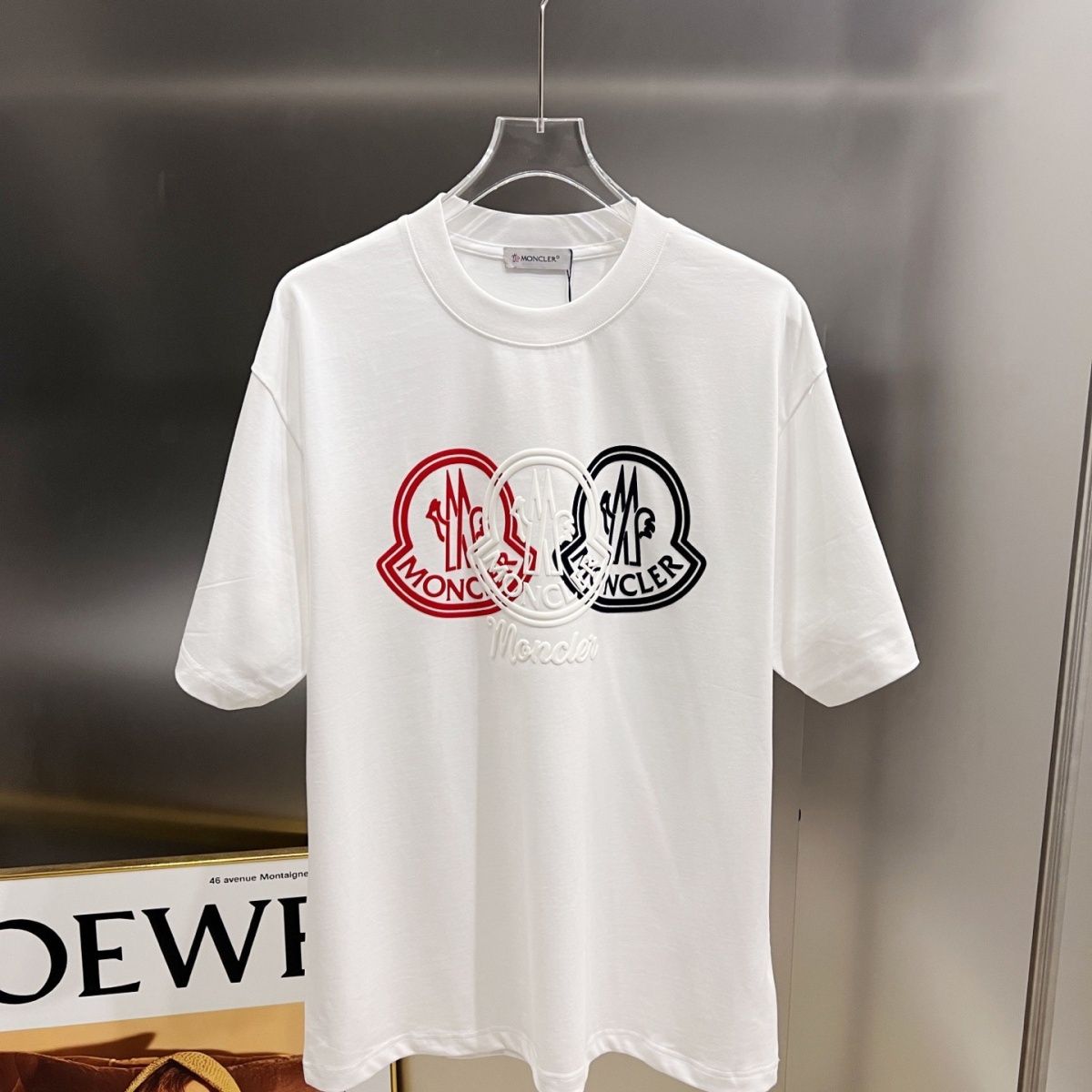 『S-2XL』新作春夏スタイル 3Dレター クルーネック 半袖Tシャツ