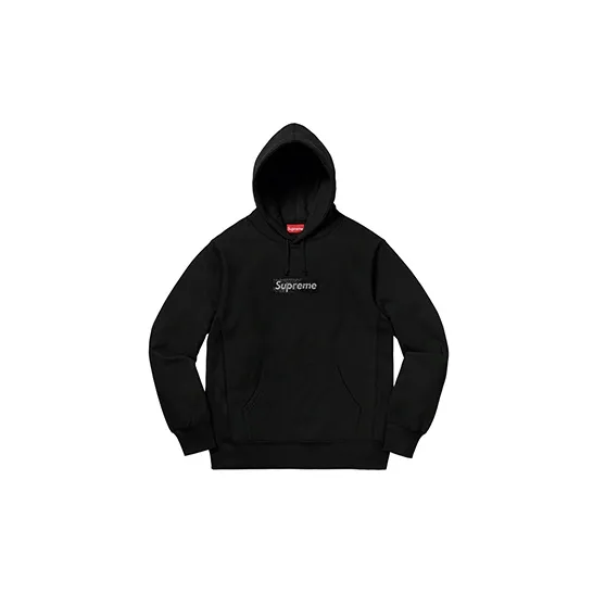 Supreme Swarovski Box Logo Hoodie