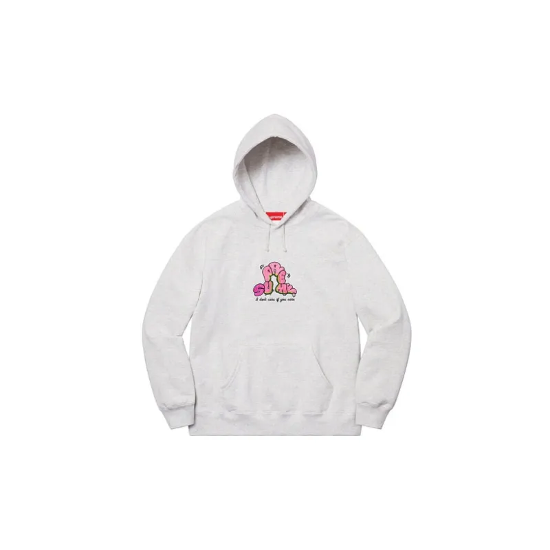 Supreme Don't Care Hooded Sweatshirt