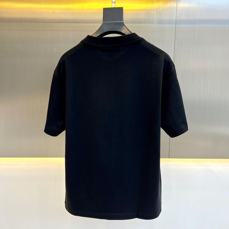夏のトレンドの半袖レターラウンドネックプリント万能Tシャツ