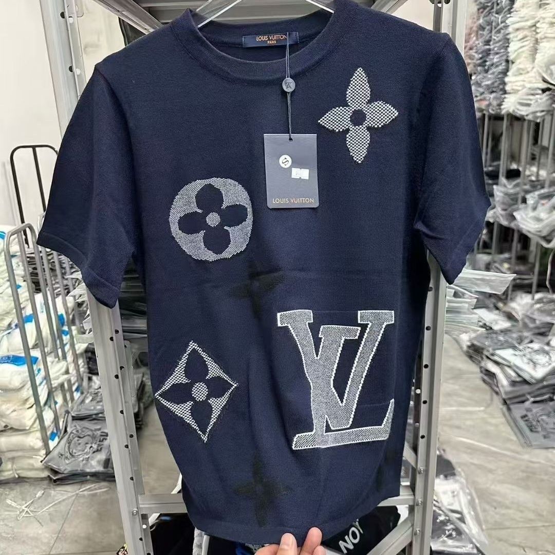 『S-2XL』新作プリント半袖Tシャツ、メンズ＆レディース レタークルーネック カジュアル 刺繍入り ルーズフィット