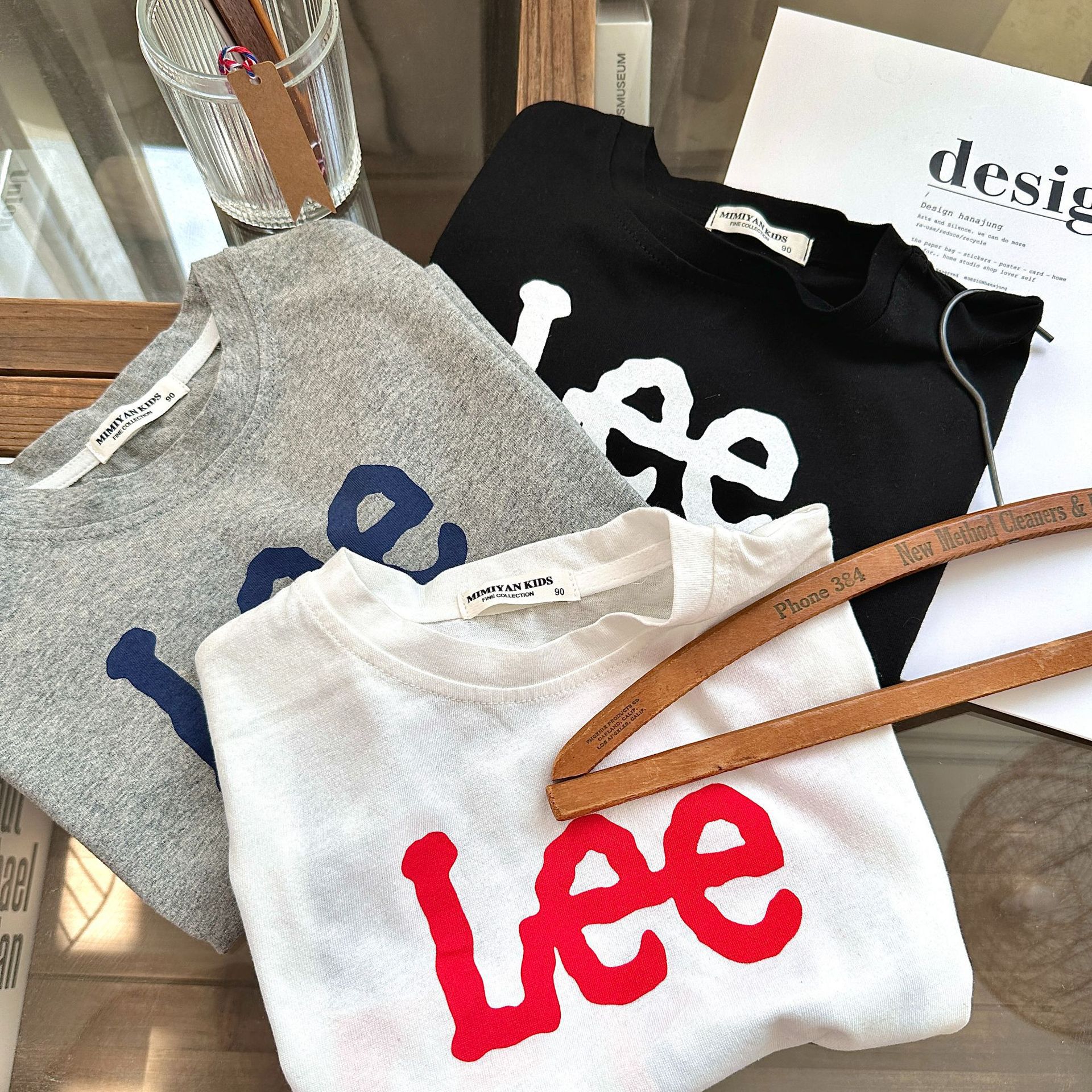 【80-150cm】大好評 シンプル アルファベット 着心地良い 合わせやすい Tシャツ