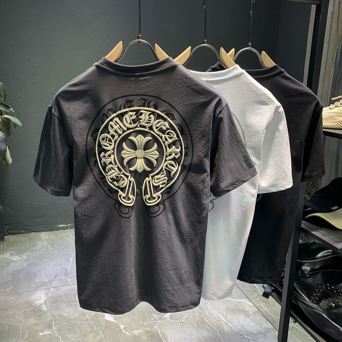 『S-5XL』今季も大流行 日常 ファッション シンプル コットン プリント メンズ 大きいサイズ ゆったり Ｔシャツ