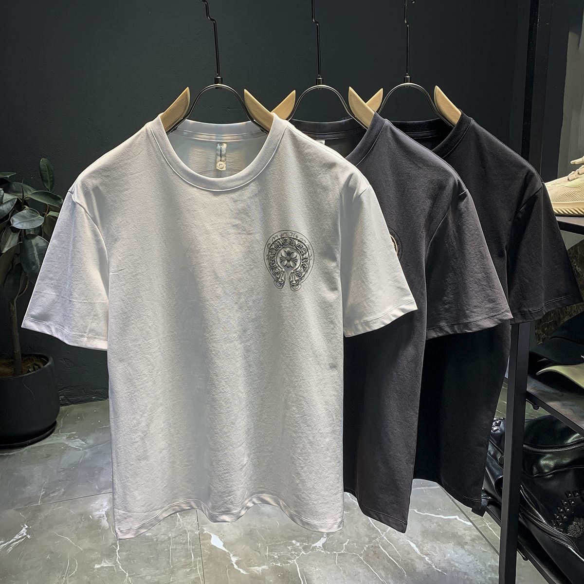 『S-5XL』今季も大流行 日常 ファッション シンプル コットン プリント メンズ 大きいサイズ ゆったり Ｔシャツ