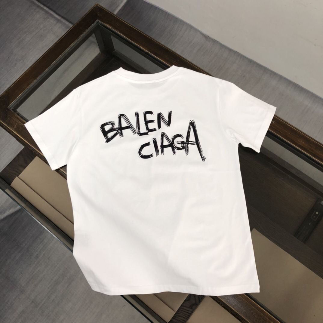 着心地良い シンプル アルファベット コットン ラウンドネック プルオーバー 夏 トップス Ｔシャツ