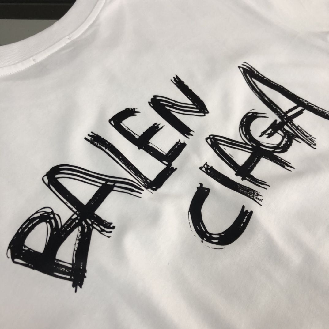 着心地良い シンプル アルファベット コットン ラウンドネック プルオーバー 夏 トップス Ｔシャツ