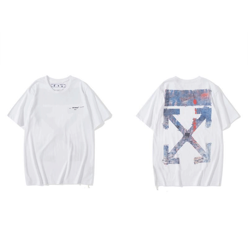 合わせやすい 人気上昇中 夏 プリント ゆったり オーバーサイズ ラウンドネック 配色 トップス Ｔシャツ