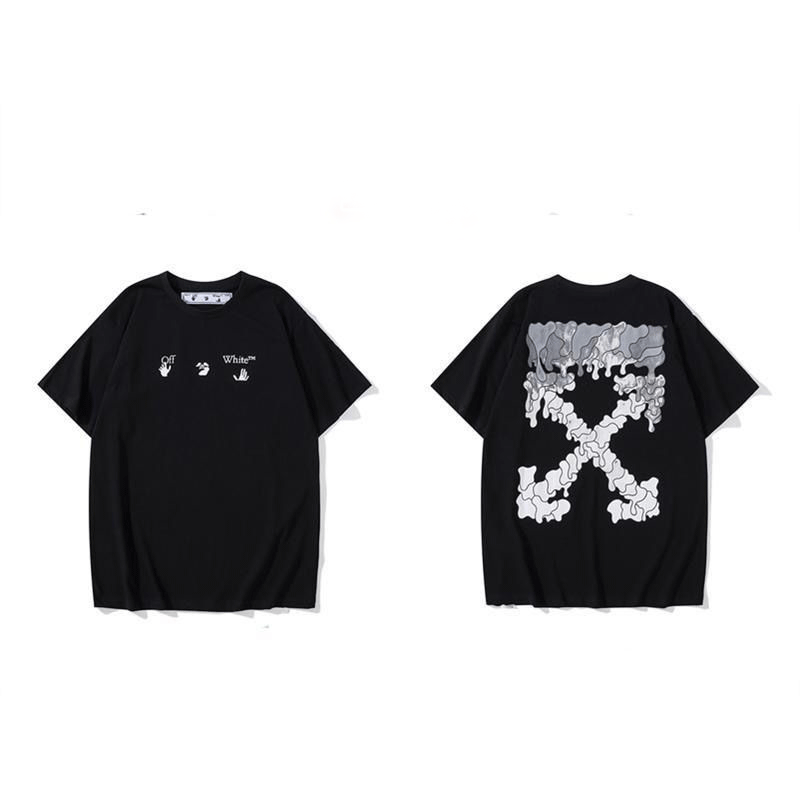 合わせやすい 人気上昇中 夏 プリント ゆったり オーバーサイズ ラウンドネック 配色 トップス Ｔシャツ