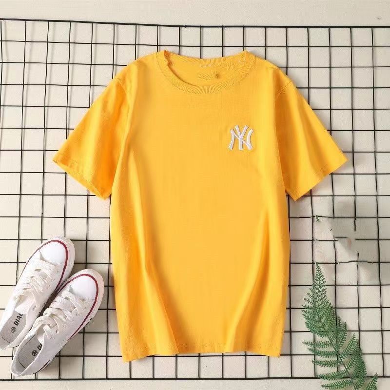 好感度100％  合わせやすい ゆったり シンプル 無地 アルファベット オーバーサイズ 男女限らず Ｔシャツ