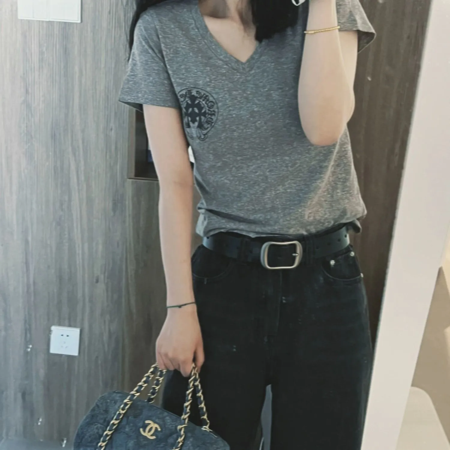 好感度100％ 気質満点 取り入れたい 着心地良い 夏 瘦せる プリント 日常 Tシャツ