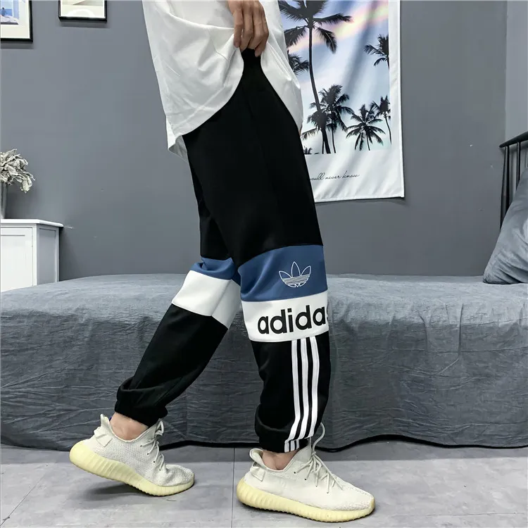 『M-3XL』手放せない! 履きやすい 合わせやすい カジュアル 人気 トレンド アルファベット 長ズボン