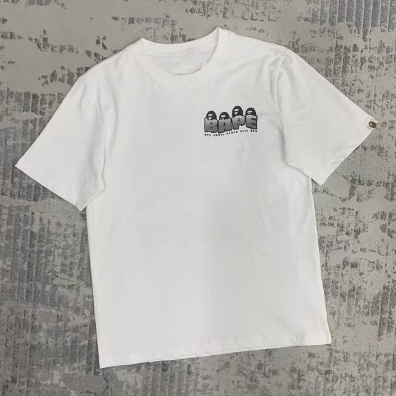 着回し力抜群 新作 着心地いい デザイン満点 カートゥーンプリント ゆったり 無地 Tシャツ
