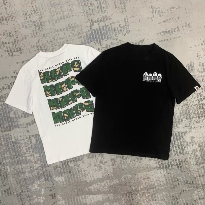 着回し力抜群 新作 着心地いい デザイン満点 カートゥーンプリント ゆったり 無地 Tシャツ