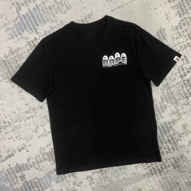 着回し力抜群 新作 着心地いい デザイン満点 カートゥーンプリント ゆったり 無地 Tシャツ