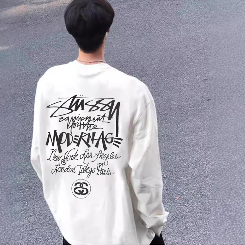 『S-2XL』人気爆発中 存在感 柔らかい スタイリッシュ トレンド リラックス 長袖 Tシャツ