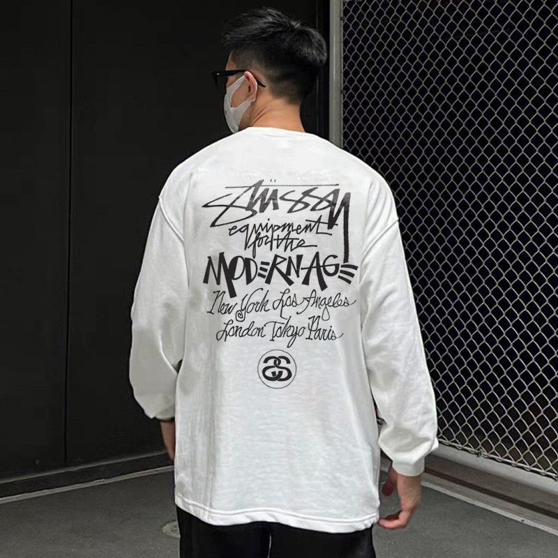 『S-2XL』人気爆発中 存在感 柔らかい スタイリッシュ トレンド リラックス 長袖 Tシャツ