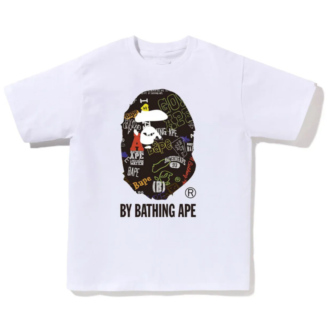 『S-3XL』激売れ中 トレンドアイテム ビビッド エッジィ モダンＴシャツ
