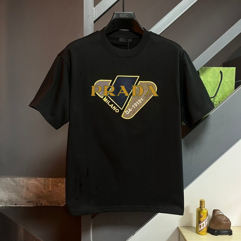 『S-4XL』上品 夏向けトレンディシンプル カジュアル リラックス高品質プリントＴシャツ