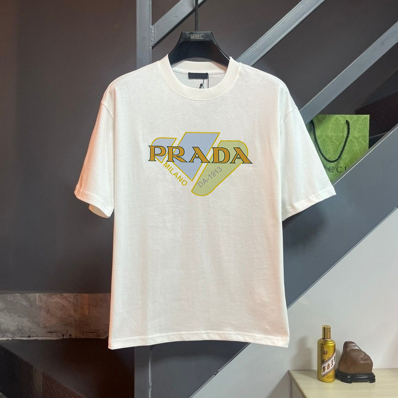 『S-4XL』上品 夏向けトレンディシンプル カジュアル リラックス高品質プリントＴシャツ