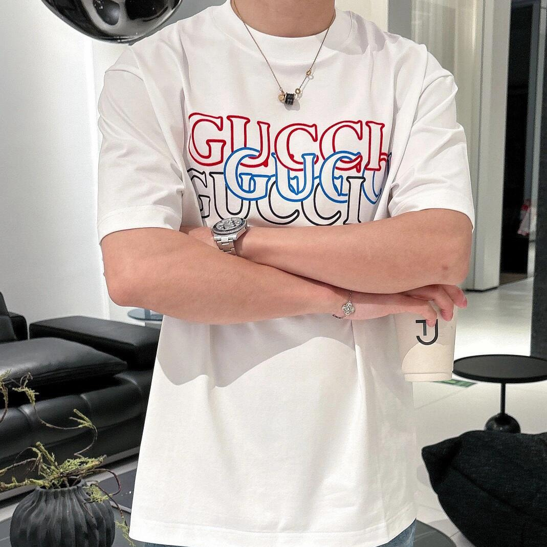 『S-4XL』コーディネートの主役 スタイルアップ間違いなし 体型カバー プリント Tシャツ