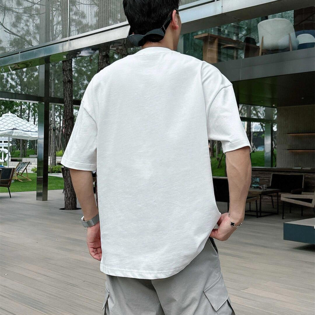 『S-4XL』デイリー使いに最適 トレンド最先端 季節を先取り ヴィンテージ風 さらさら素材 半袖 Tシャツ